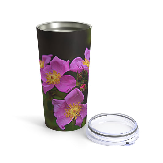 Eco-friendly Adventure Quencher Travel Tumbler Enchanting Elegance Wild Flowers 20oz