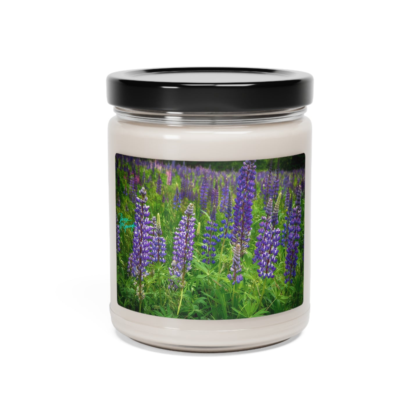 Natural Scented Soy Candles Magic Wild Lupines, 9oz, nature inspired decor