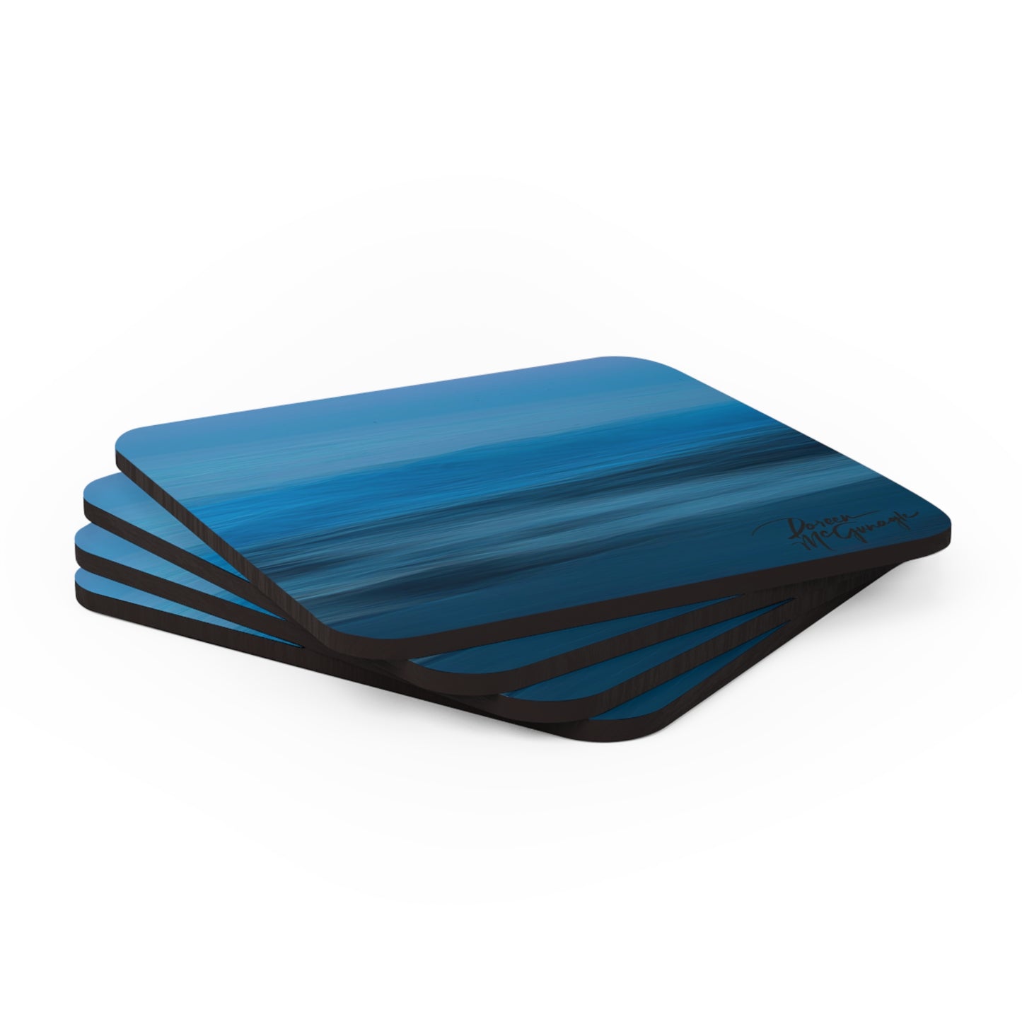 Blue Dawn,  Corkwood Coaster Set