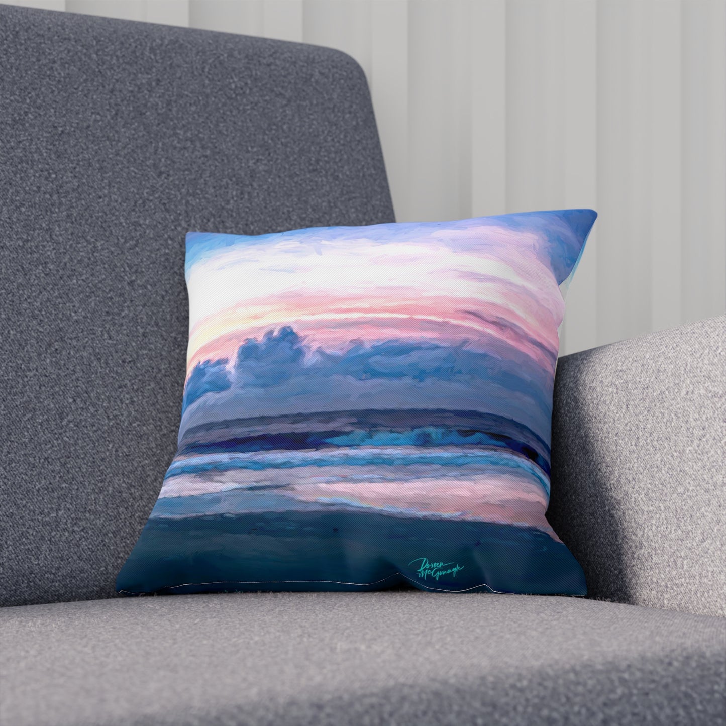 Artistic Accent Pillows, Cotton Candy Sunrise