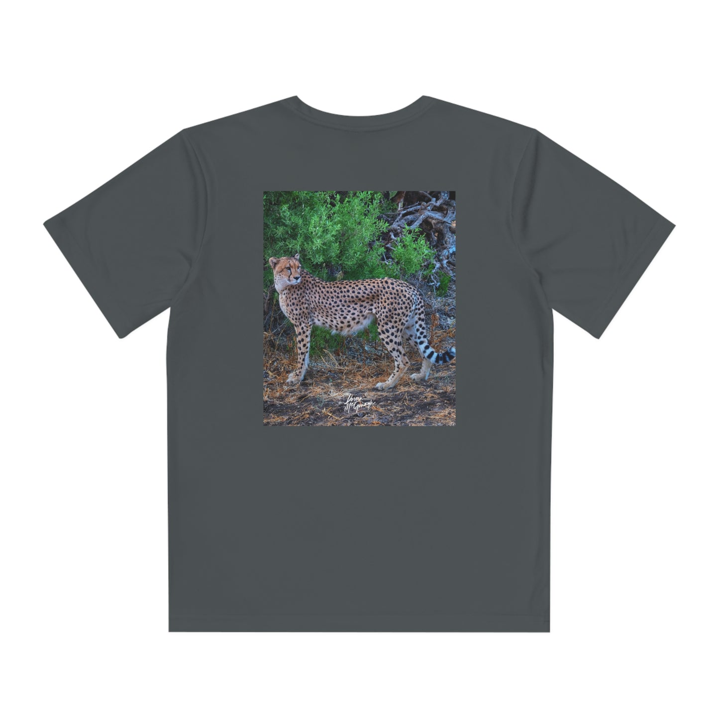 Youth Competitor Tee with Fine Art Image Cheetah Stand by Enjoy Nature