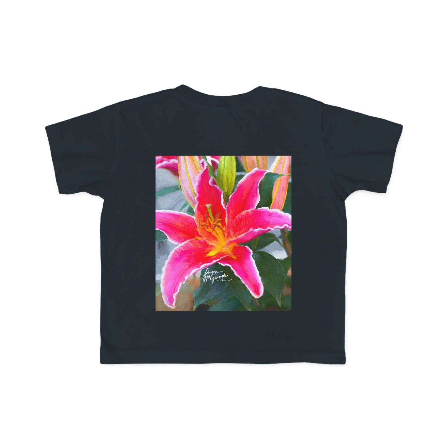 Enjoy Nature Toddler Tee - Pink Lily