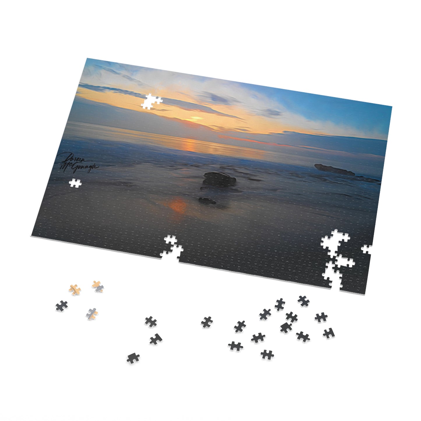 Nature Puzzles, Oceanic Dawn, Inspired by nature