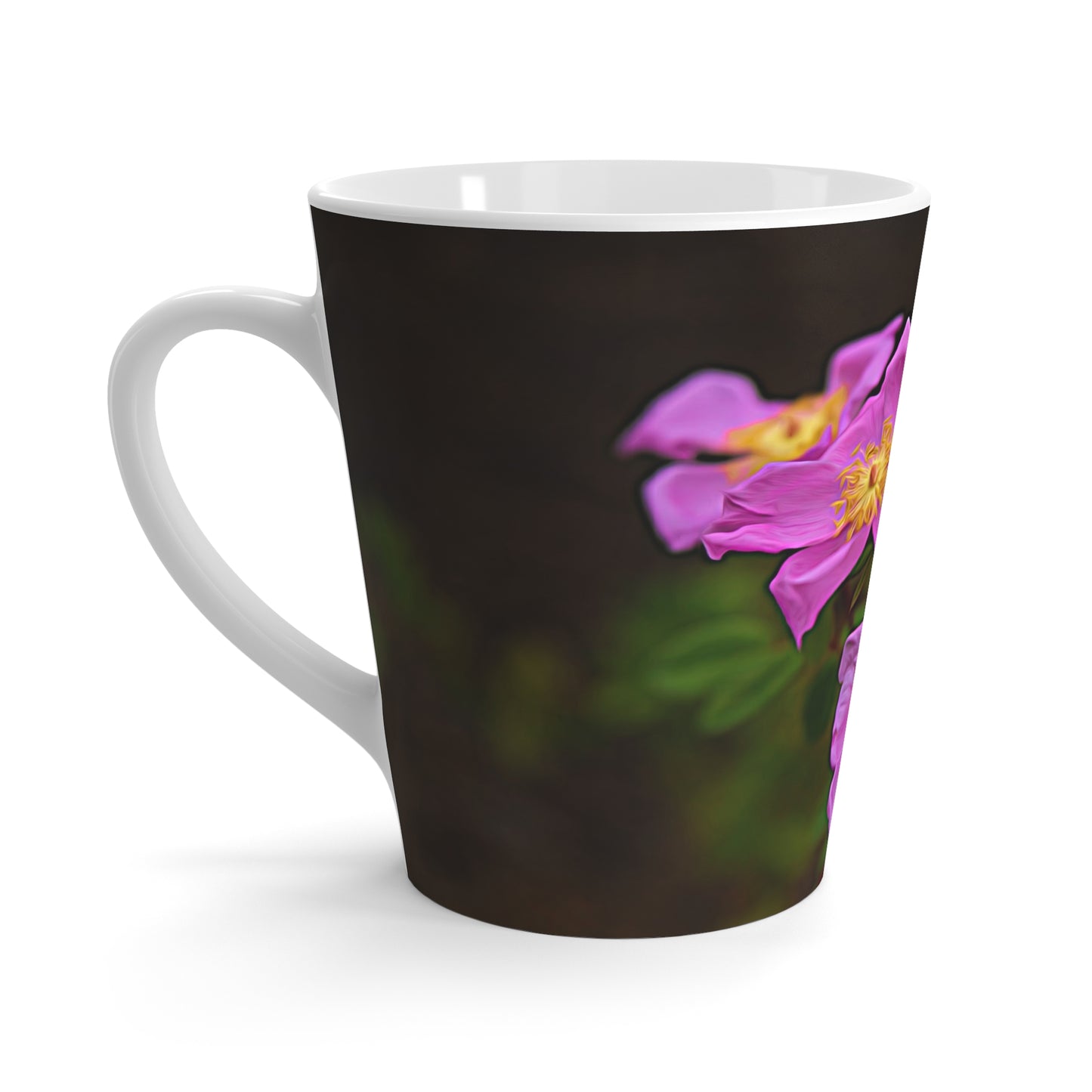 Eco Friendly Enchanting Elegance Wild Flowers,  12 oz Latte Mug  Latte Mug