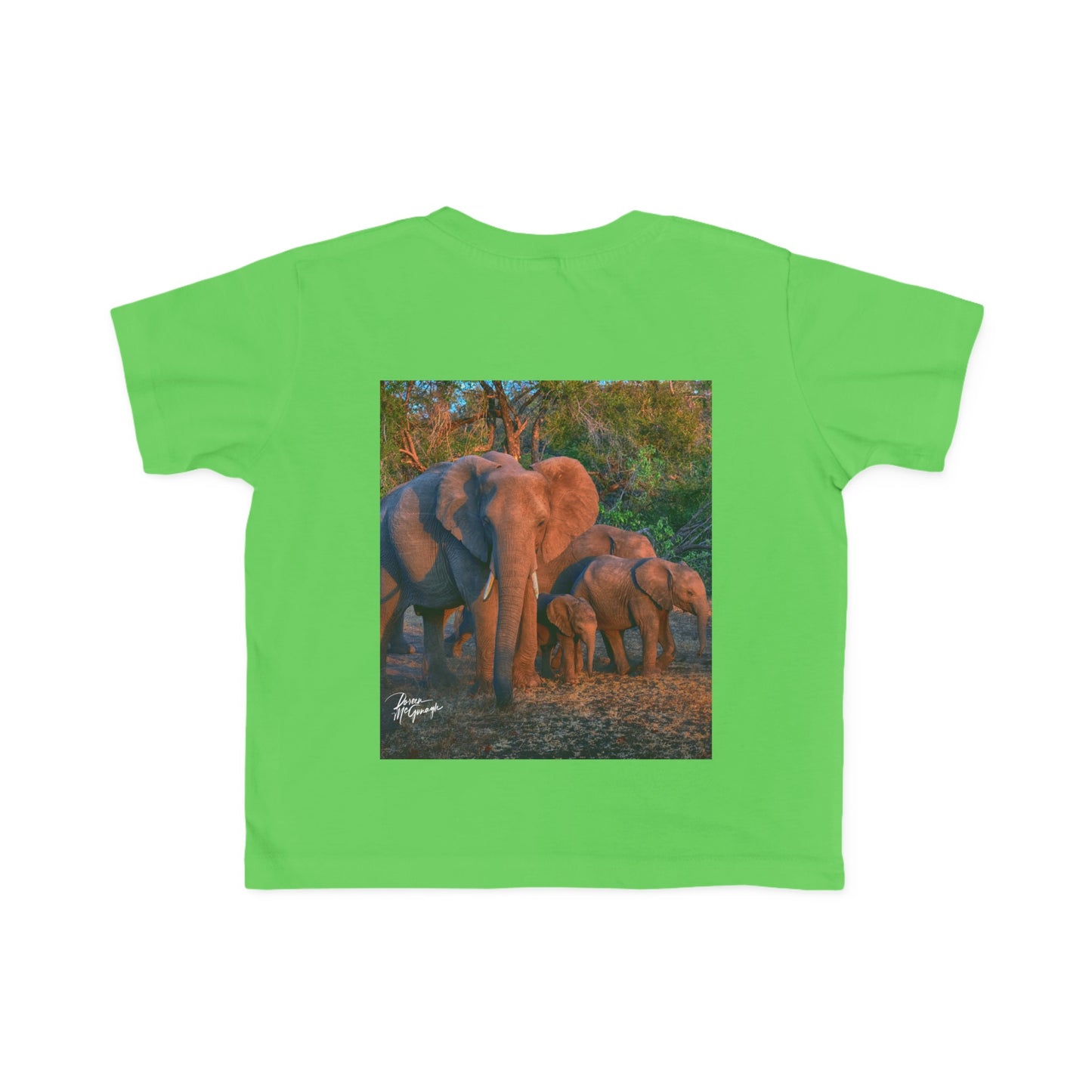 Enjoy Nature Toddler Tee - Elephant Family