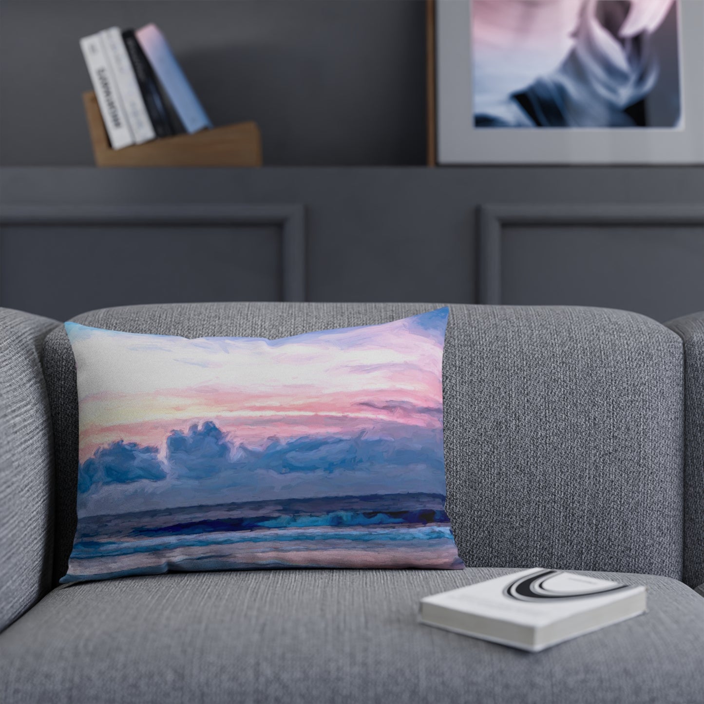 Artistic Accent Pillows, Cotton Candy Sunrise