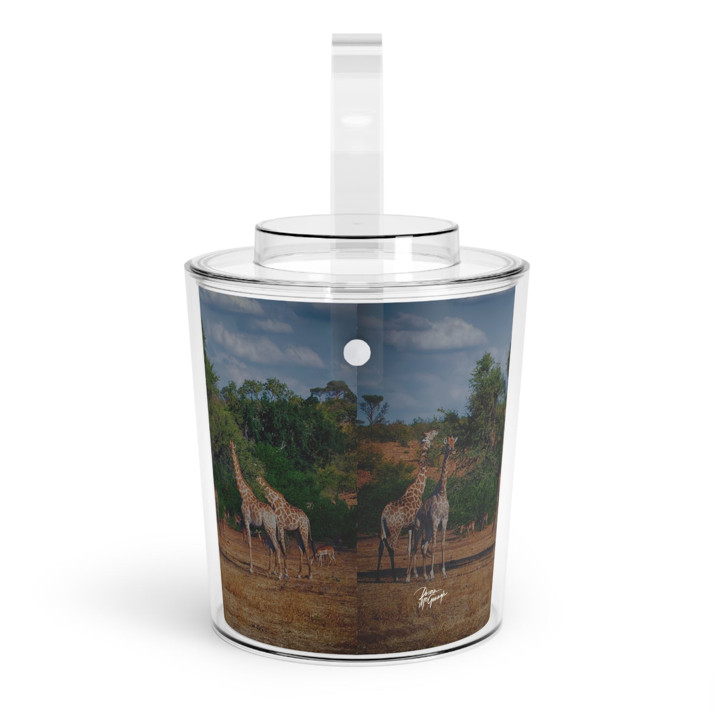 Enjoy Nature Giraffe Family Insulated Ice Bucket