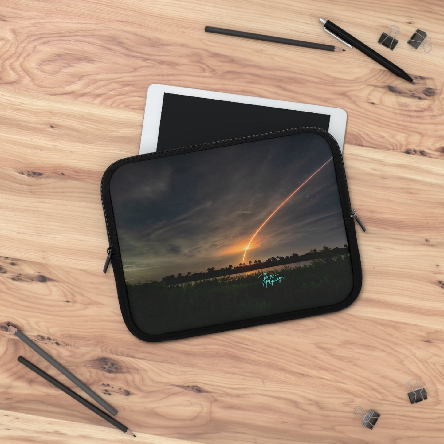 Falcon Shuttle Launch Laptop Sleeve