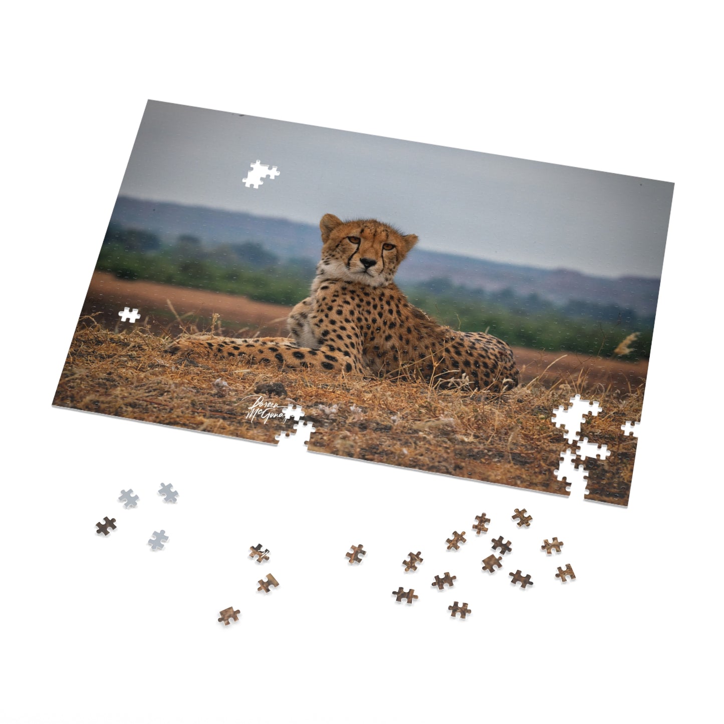 Cheetah Portrait Jigsaw Puzzle by Enjoy Nature