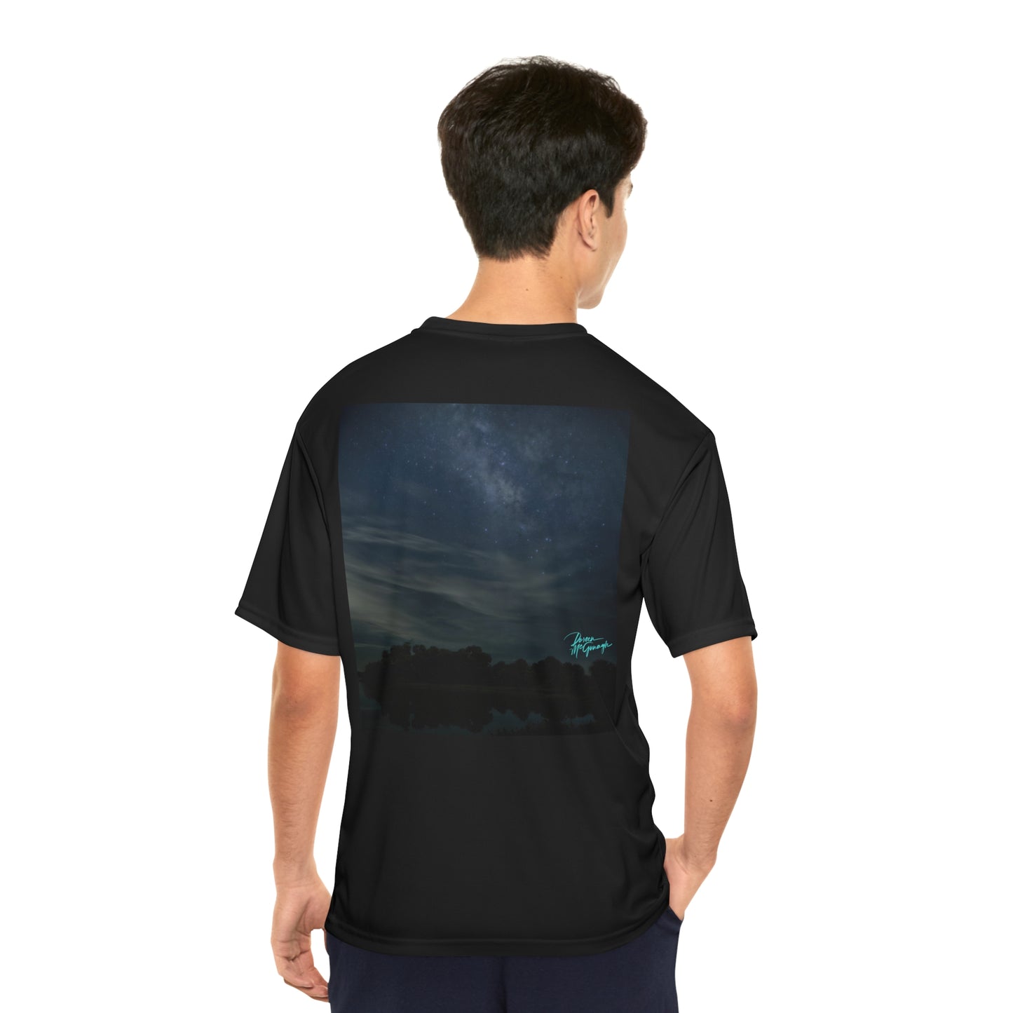 Men's T Shirt, Milky Way, Performance Shirt