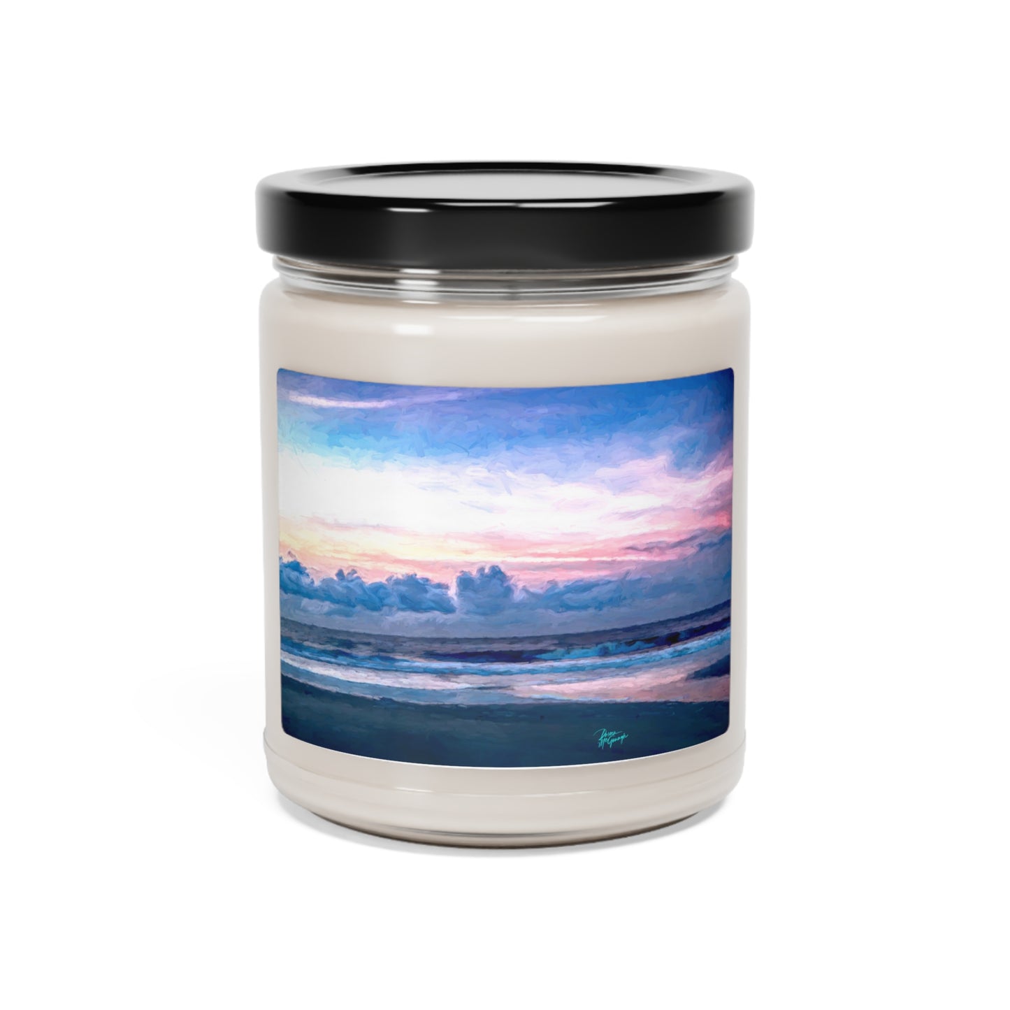 Natural Scented Soy Candles St. Simon Island Sunrise, 9oz, nature inspired decor