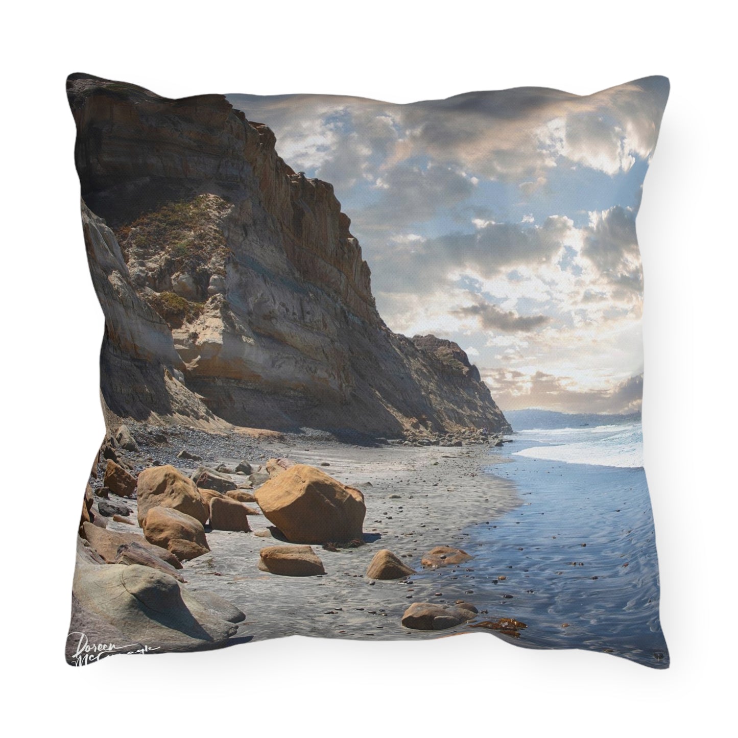 Artistic Outdoor Accent Pillows Lagoon Serenity