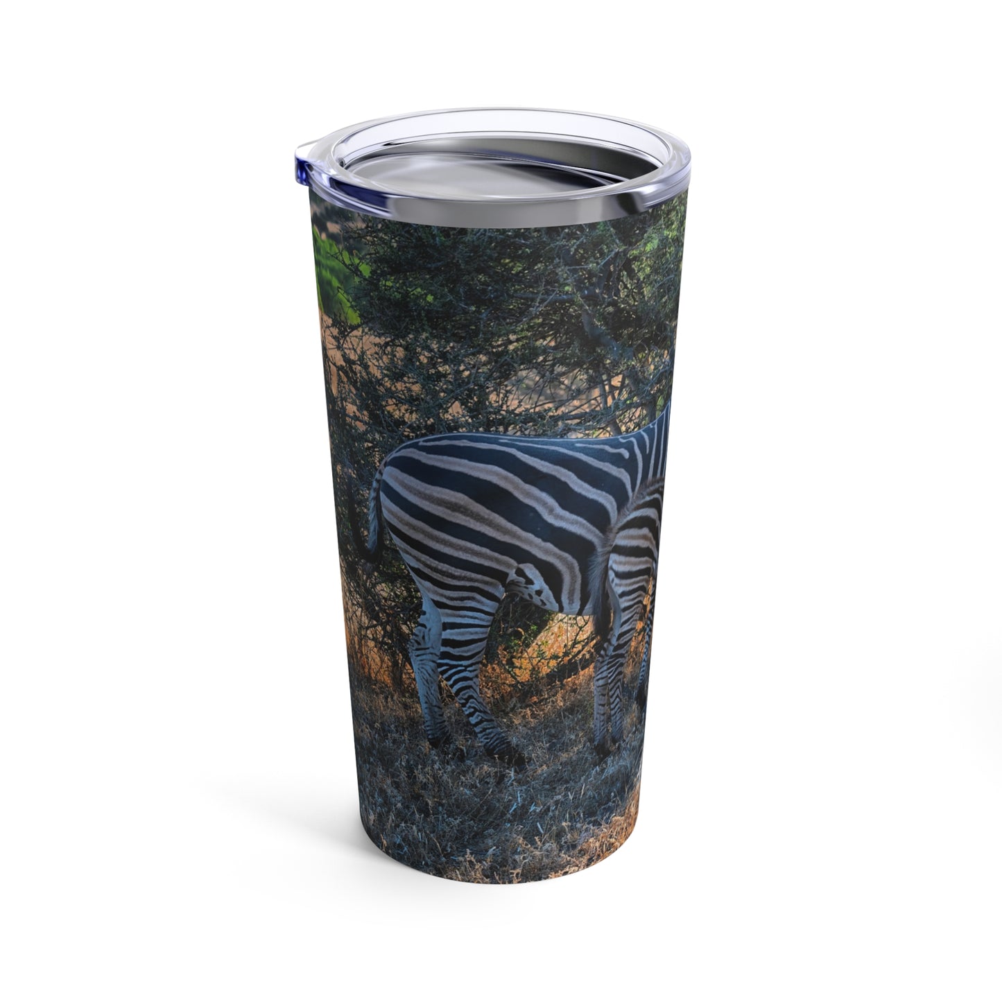 Enjoy Nature Zebra Stripes 20 oz Travel Tumbler