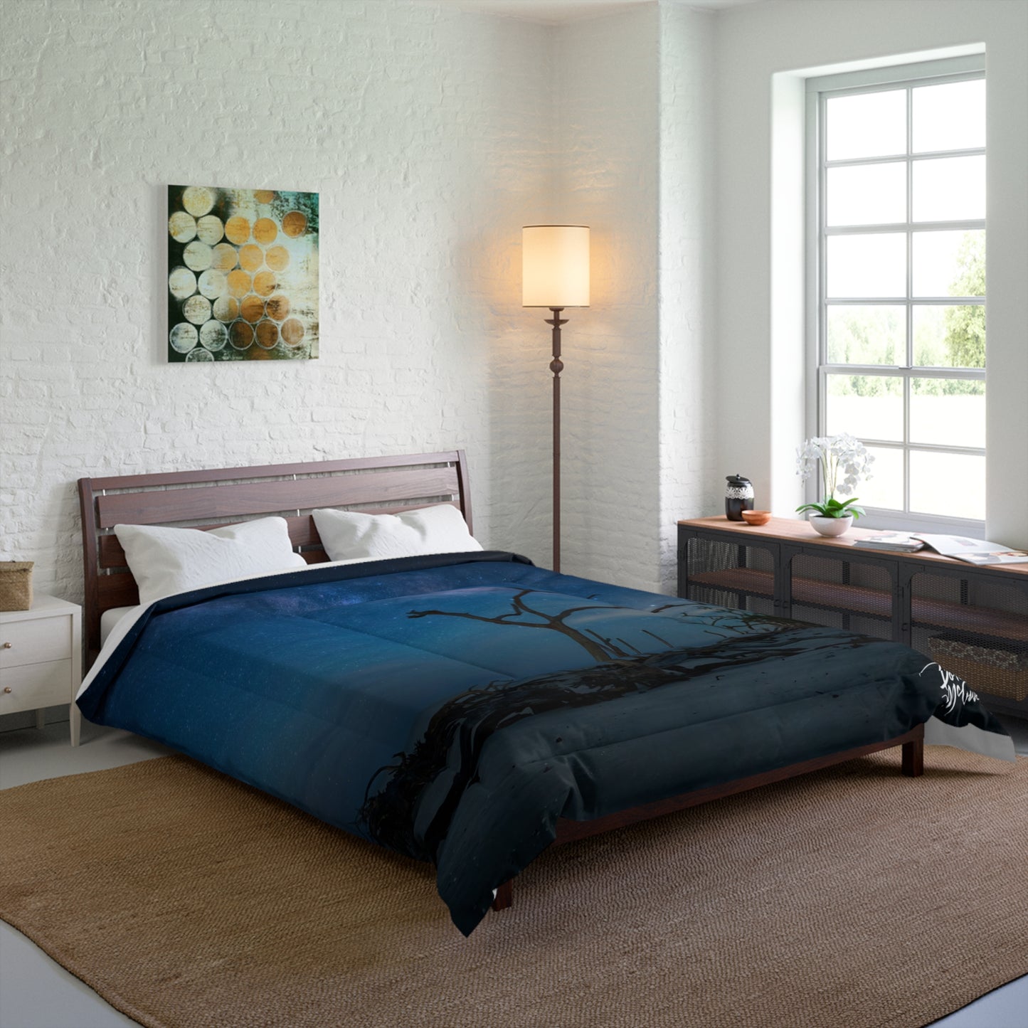 Milky Way Midnight Comforter by Enjoy Nature