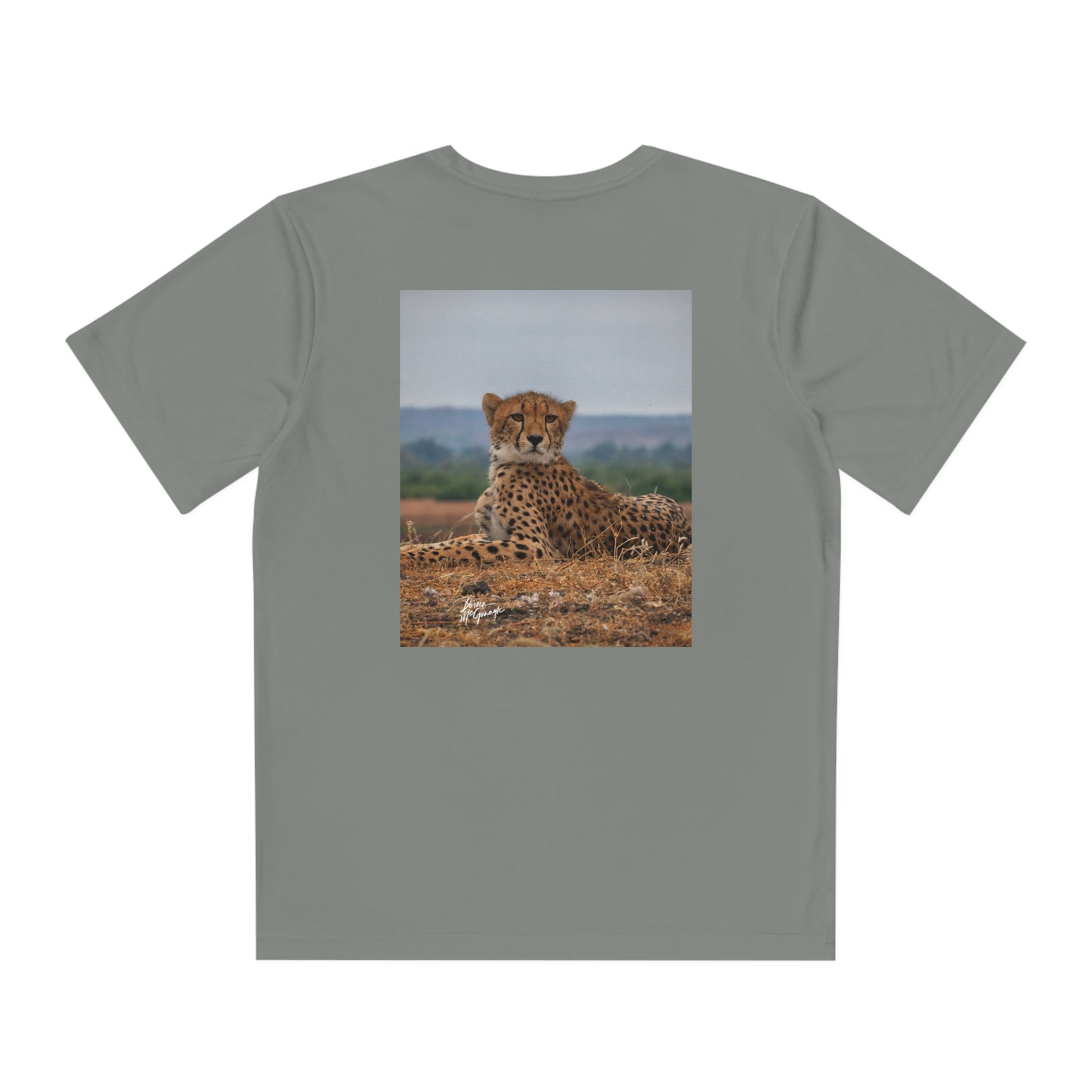 Youth Competitor Tee with Fine Art Image Cheetah Portrait by Enjoy Nature