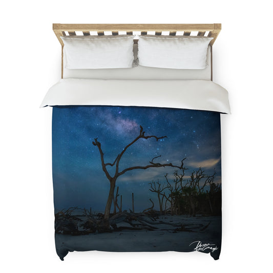 Enjoy Nature Milky Way Midnight Duvet Cover