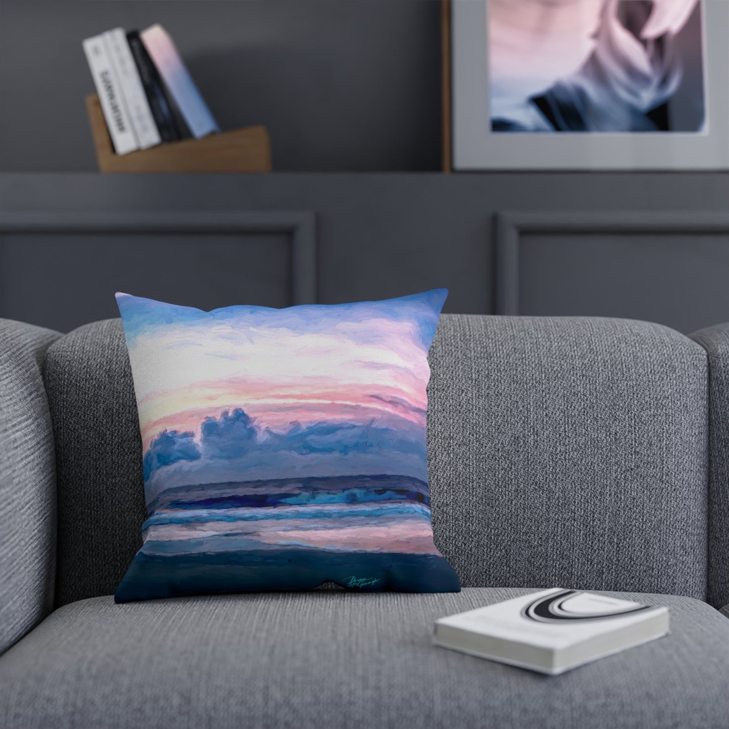 Artistic Accent Pillows, Cotton Candy Sunrise