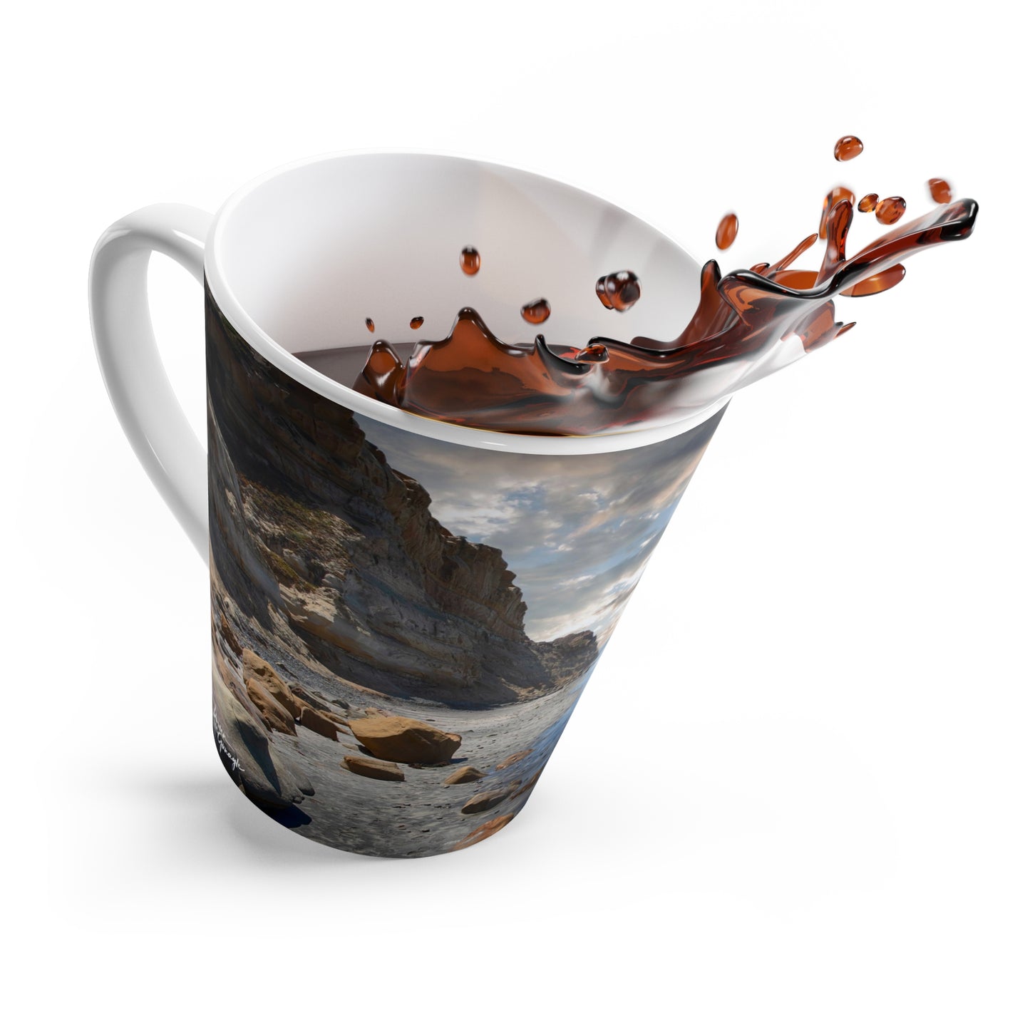 Eco Friendly Lagoon Serenity, 12 oz Latte Mug