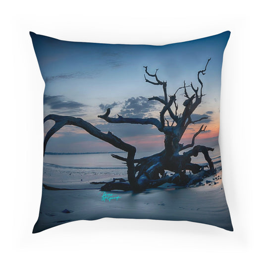 Artistic Accent Pillow, Sunrise on Jekyll Island, Decorative Pillow