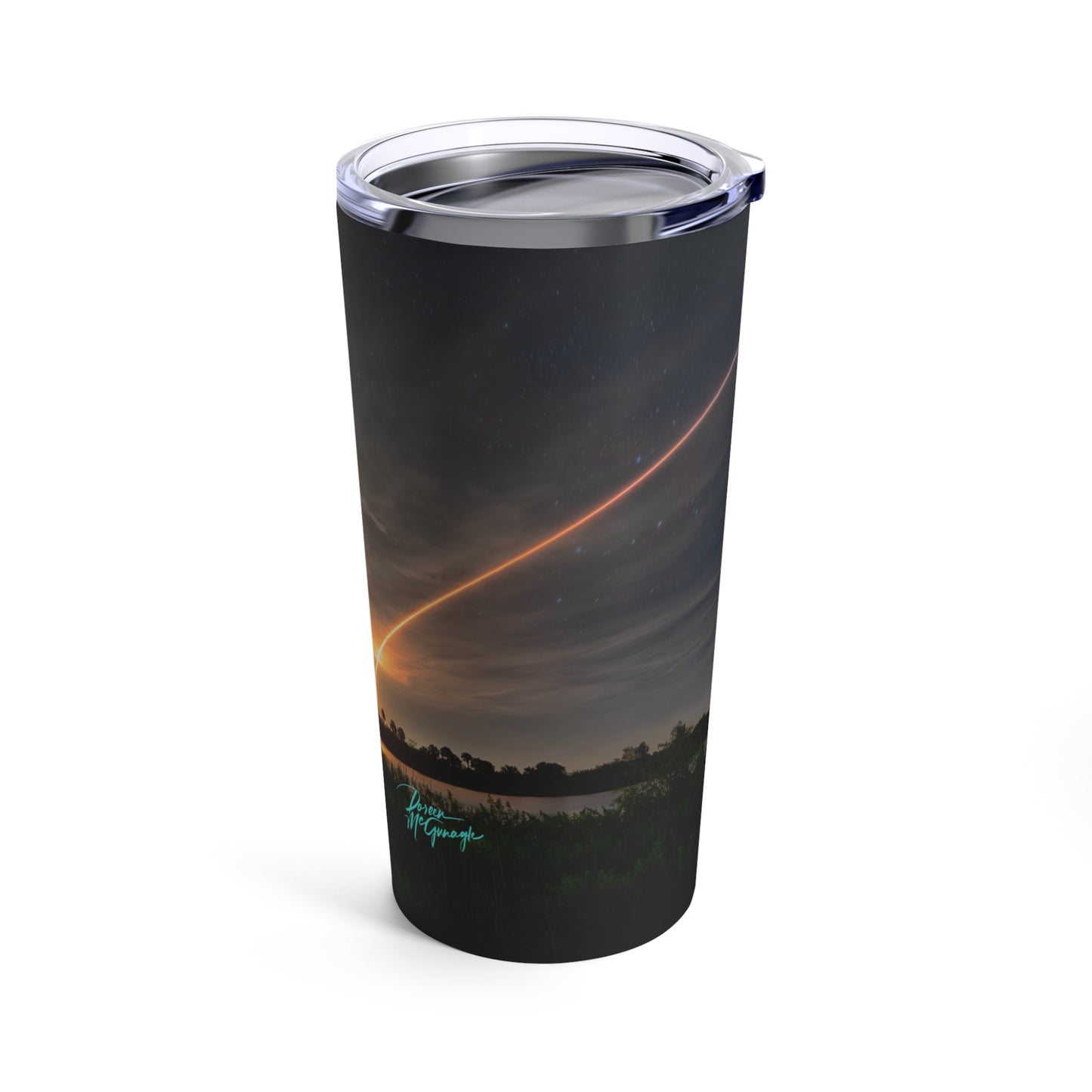 Eco friendly, Falcon Shuttle Launch, Adventure Quencher Travel Tumbler 20oz, insulatded