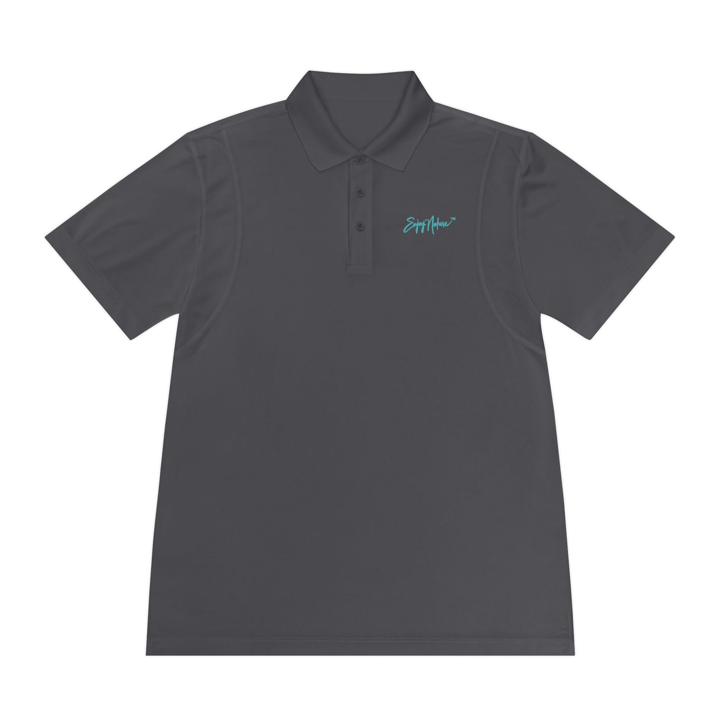 Men's Performance Polo Shirt - Dreaming of a Lioness by Enjoy Nature