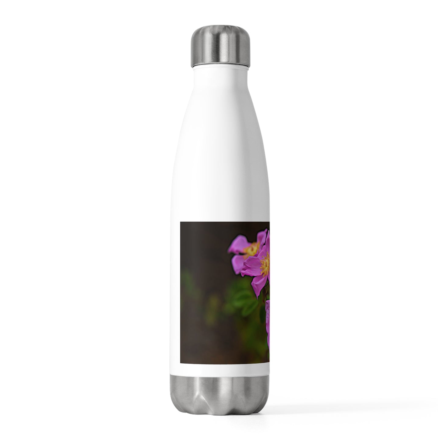 Eco friendly water bottle Enchanted Elegance Wild Flowers,20oz insulated water bottle