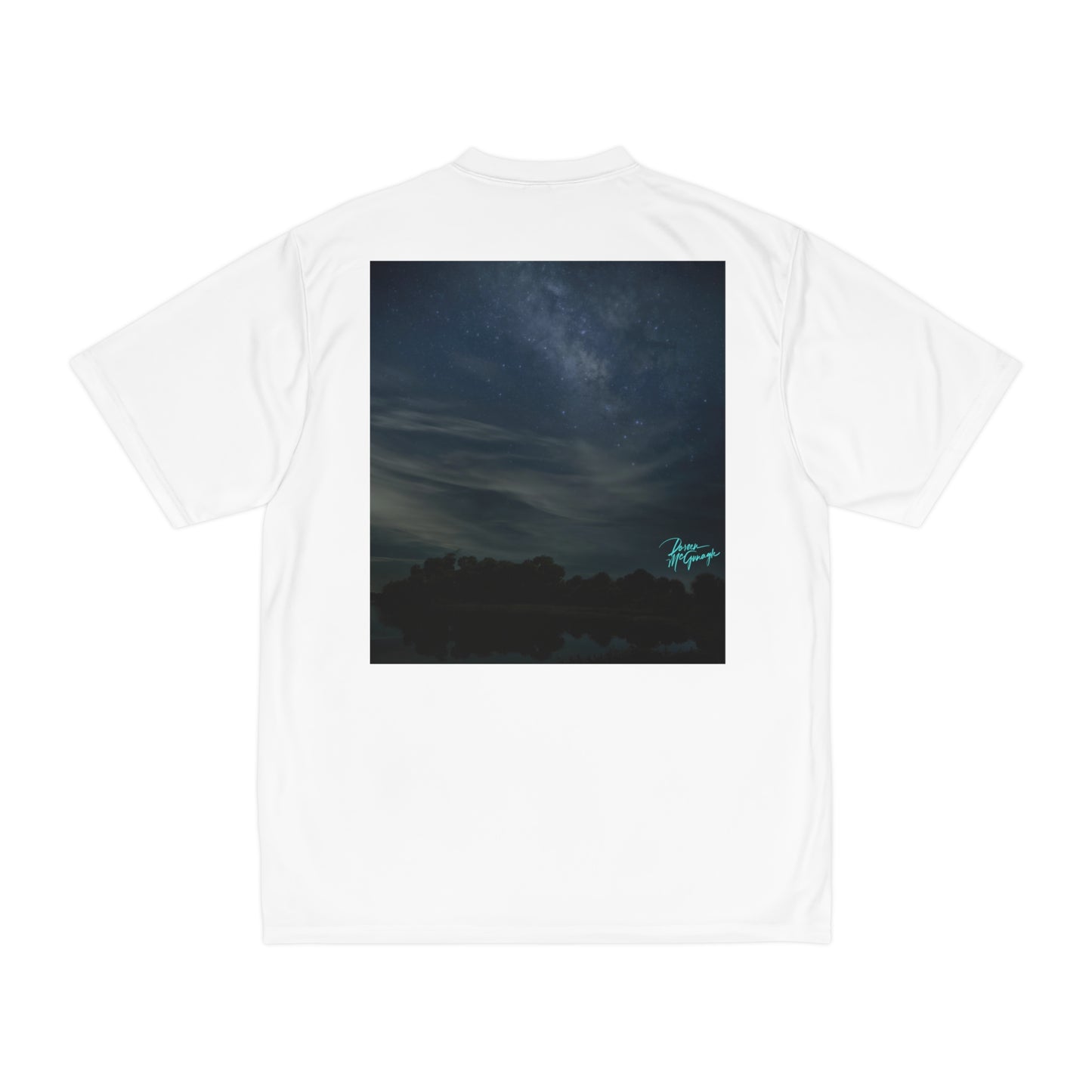 Men's T Shirt, Milky Way, Performance Shirt