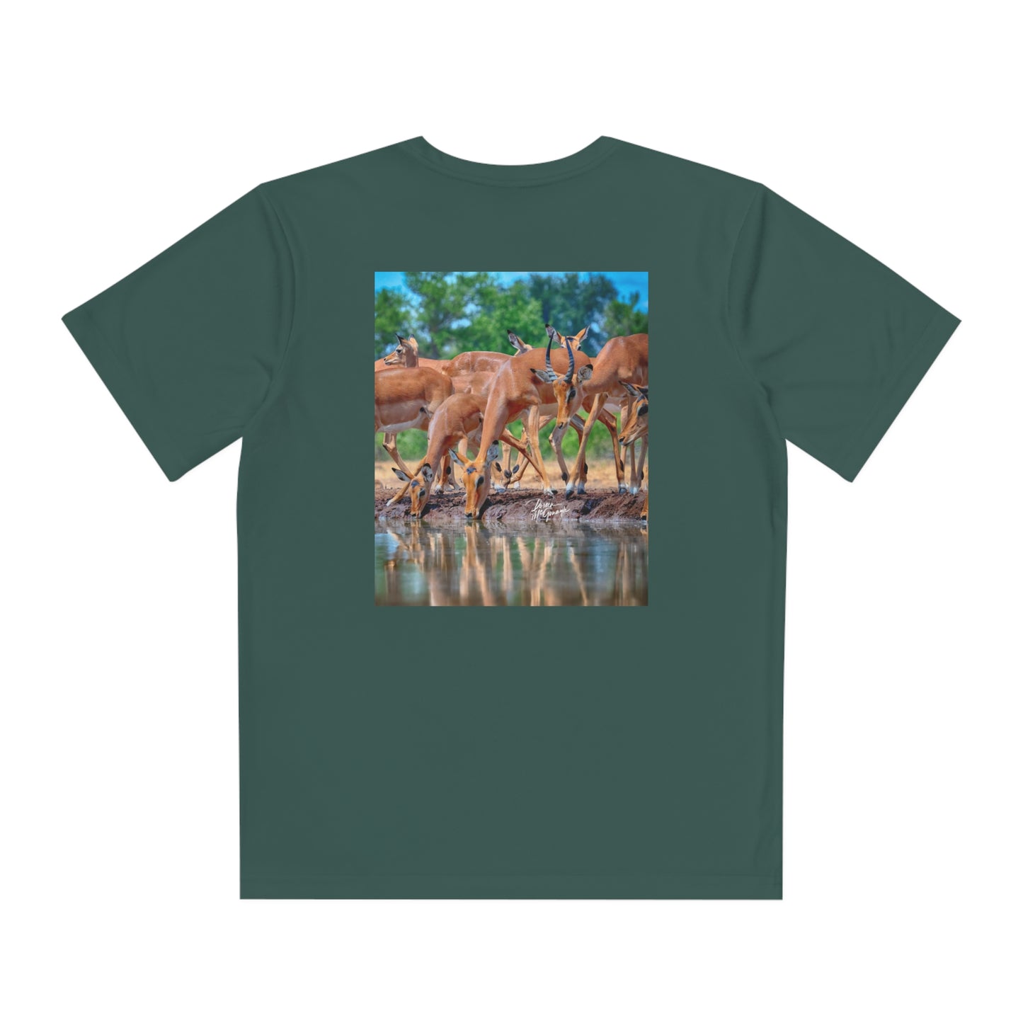 Youth Competitor Tee with Fine Art Image African Antelope by Enjoy Nature