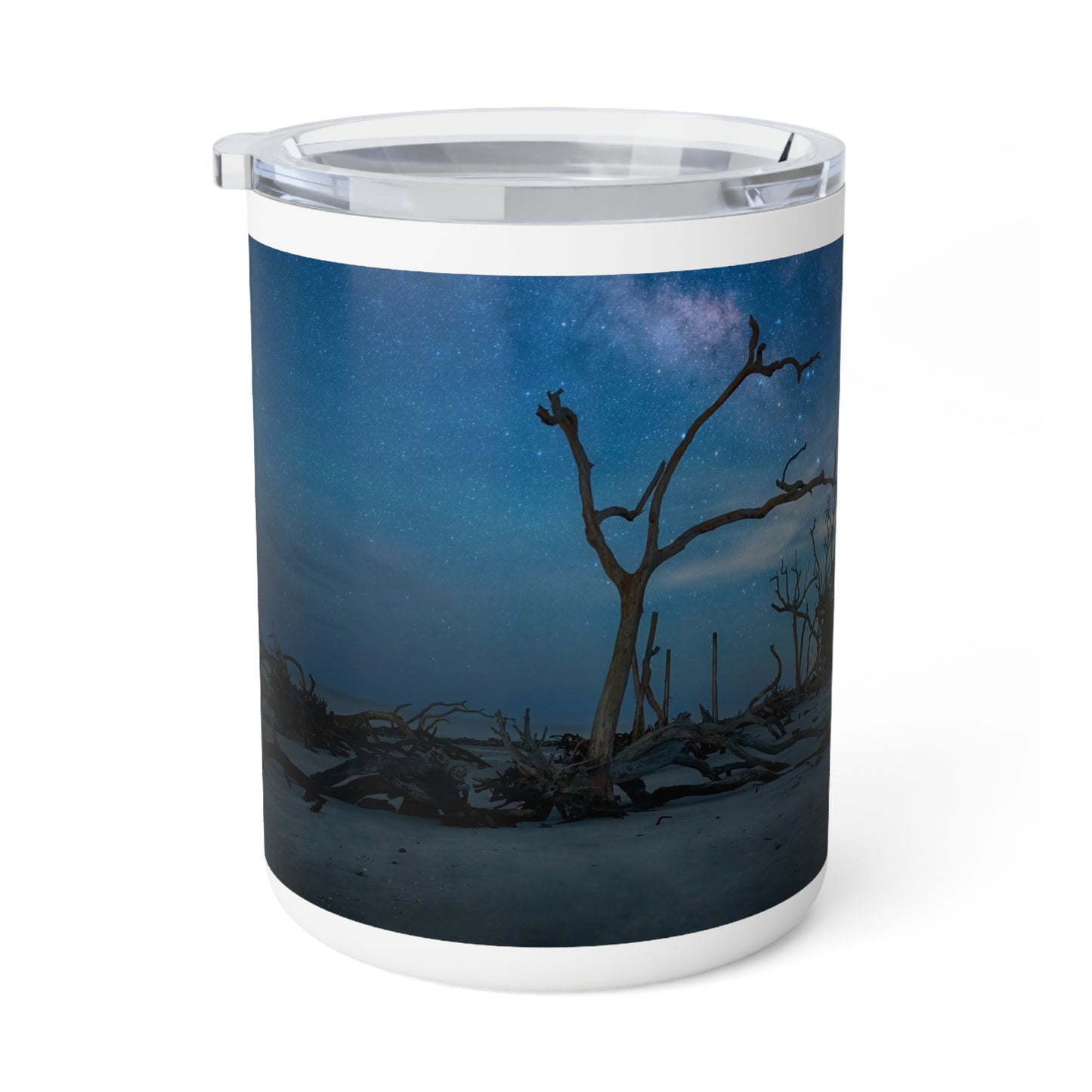 Enjoy Nature 10 oz Travel Tumbler with Milky Way Midnight Design