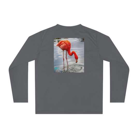 Unisex T-shirt Flamingo, Long Sleeve Performance shirt