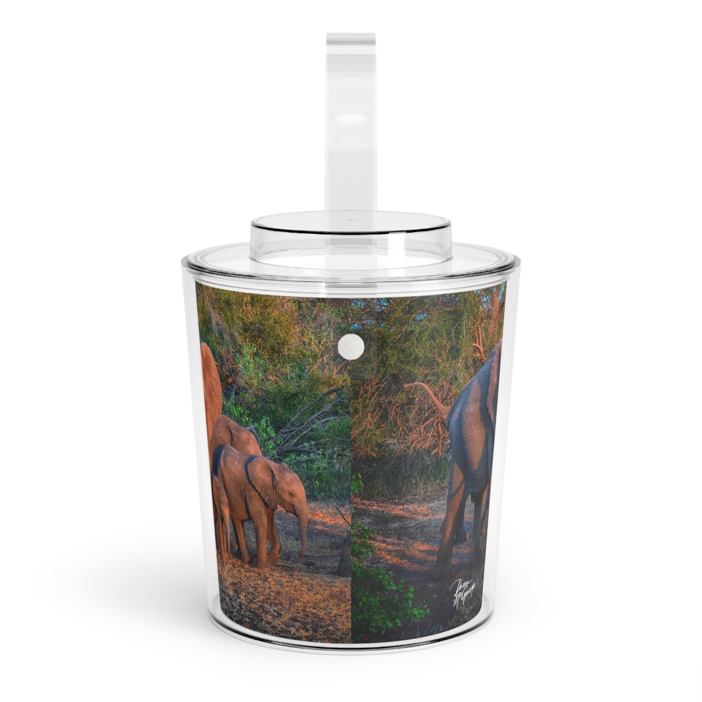 Enjoy Nature Elephant Family Insulated Ice Bucket