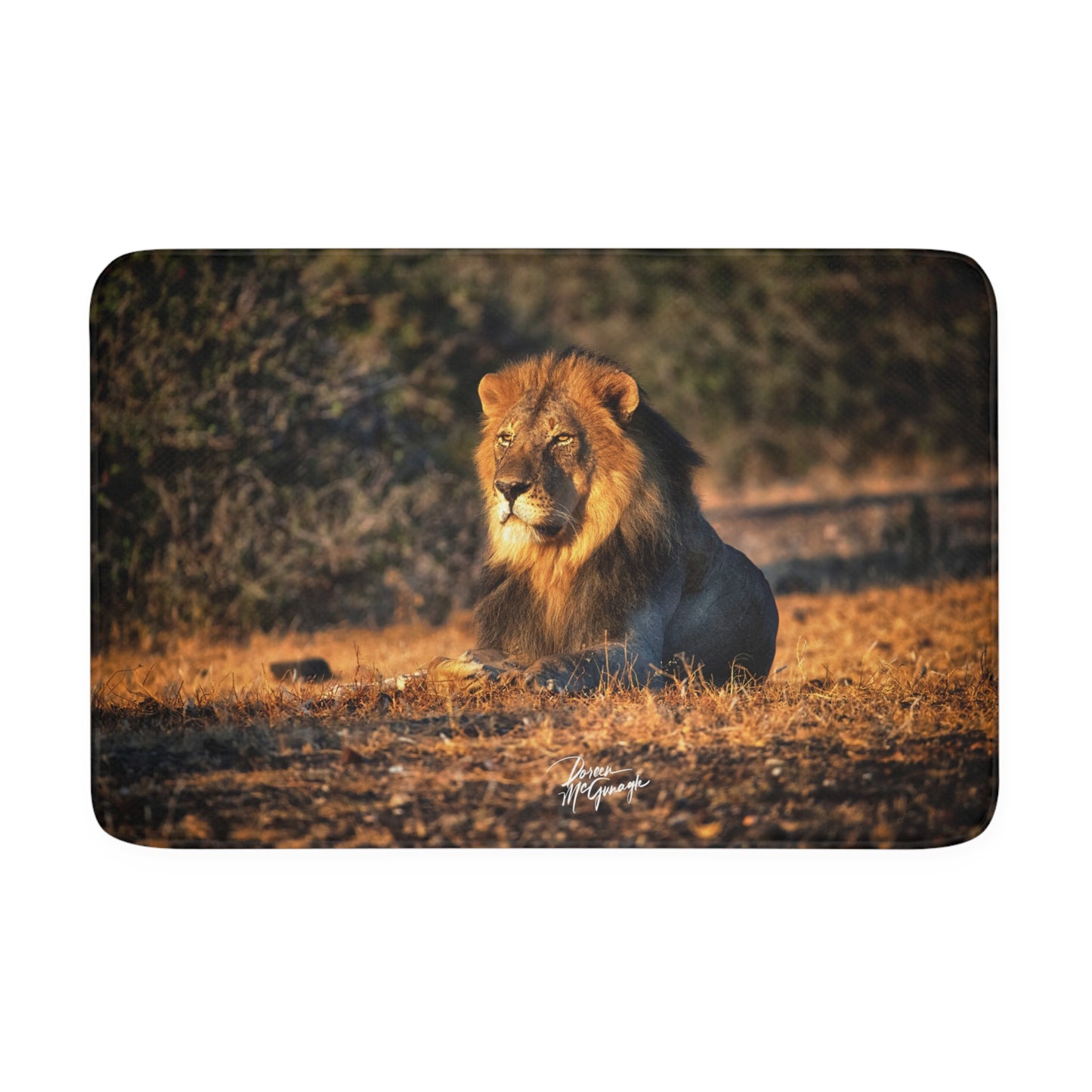 Lion King of Jungle Memory Foam Bath Mat from Enjoy Nature