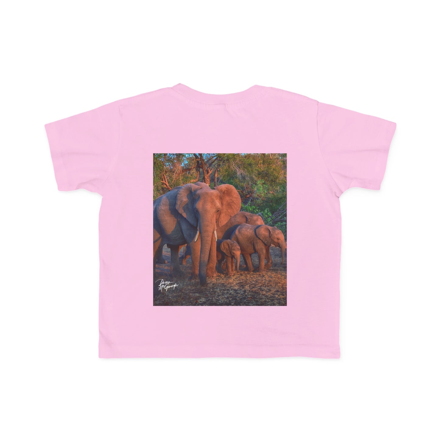 Enjoy Nature Toddler Tee - Elephant Family