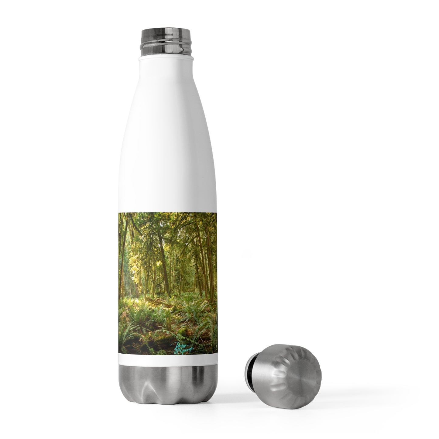 Eco friendly Water Bottle, Enchanted Forest 20oz Insulated Bottle