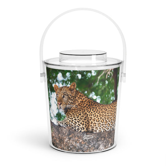 Enjoy Nature Leopard in Tree Insulated Ice Bucket