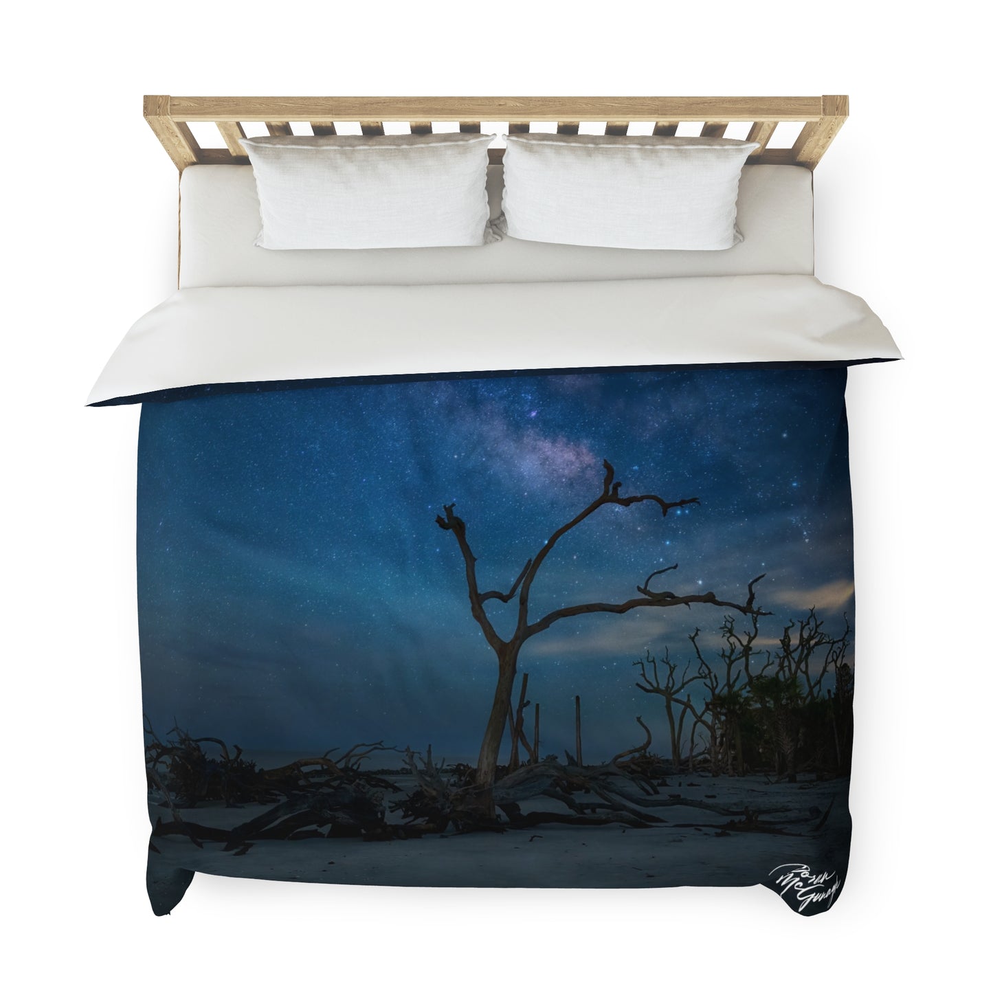 Enjoy Nature Milky Way Midnight Duvet Cover