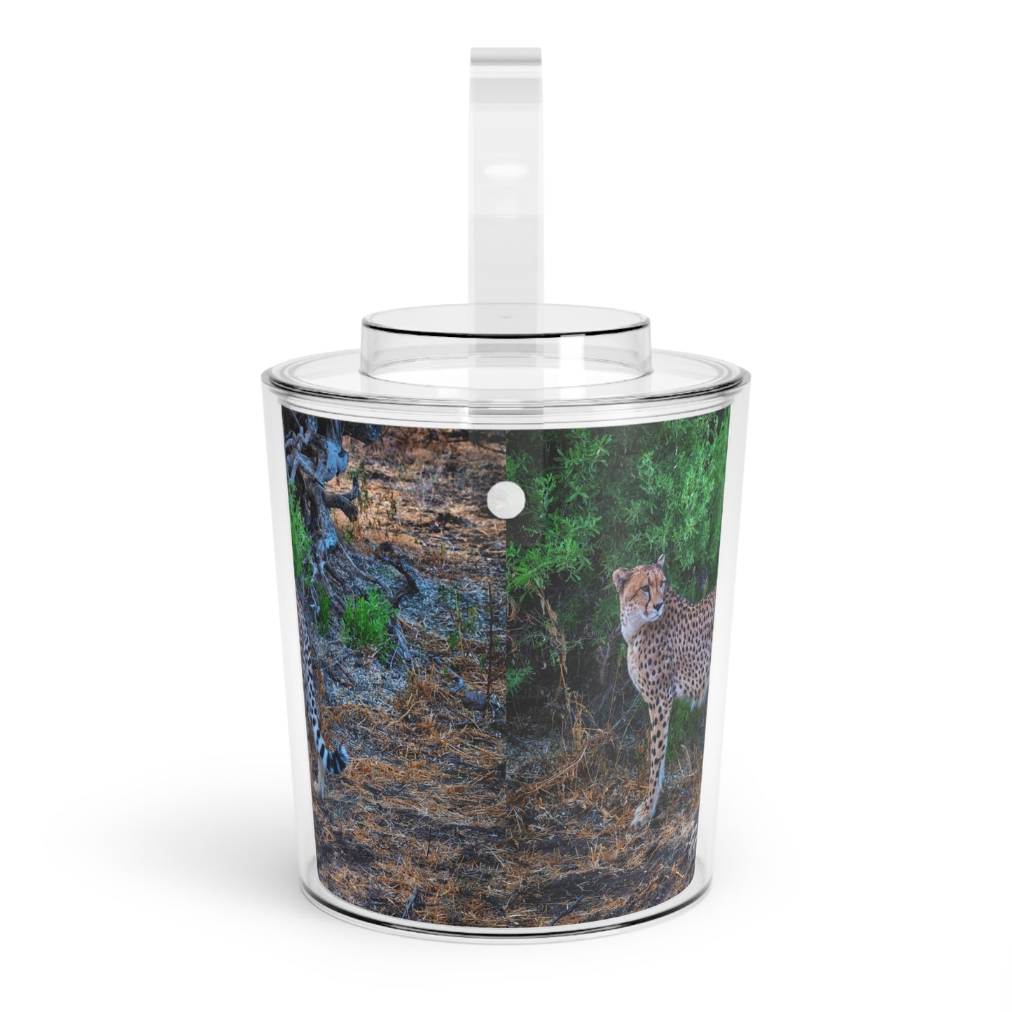 Enjoy Nature Cheetah Stand Insulated Ice Bucket