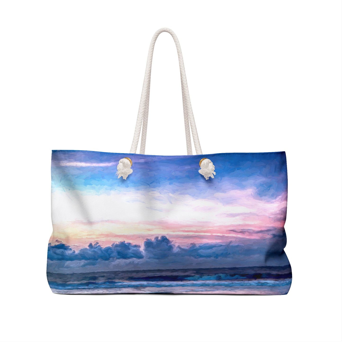 Weekender Bags, Cotton Candy Sunrise on St. Simon Island, Traveler Bag