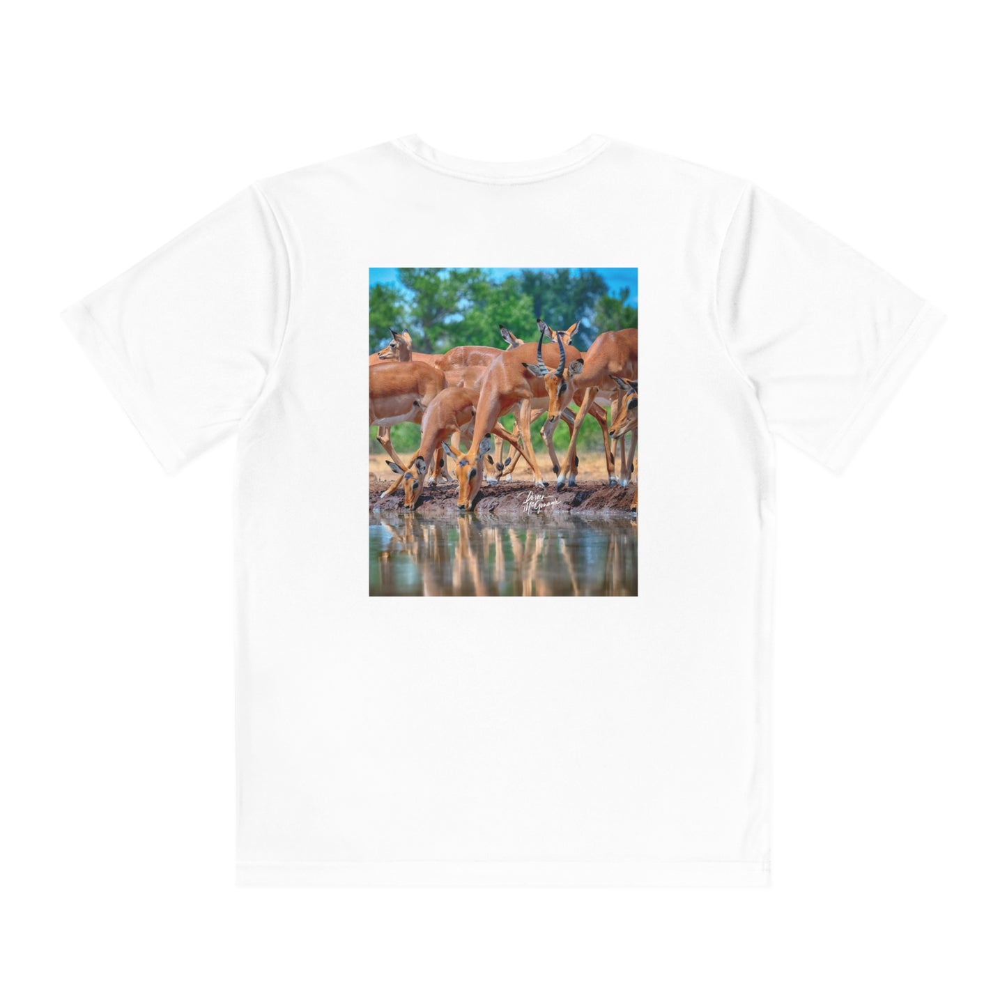 Youth Competitor Tee with Fine Art Image African Antelope by Enjoy Nature