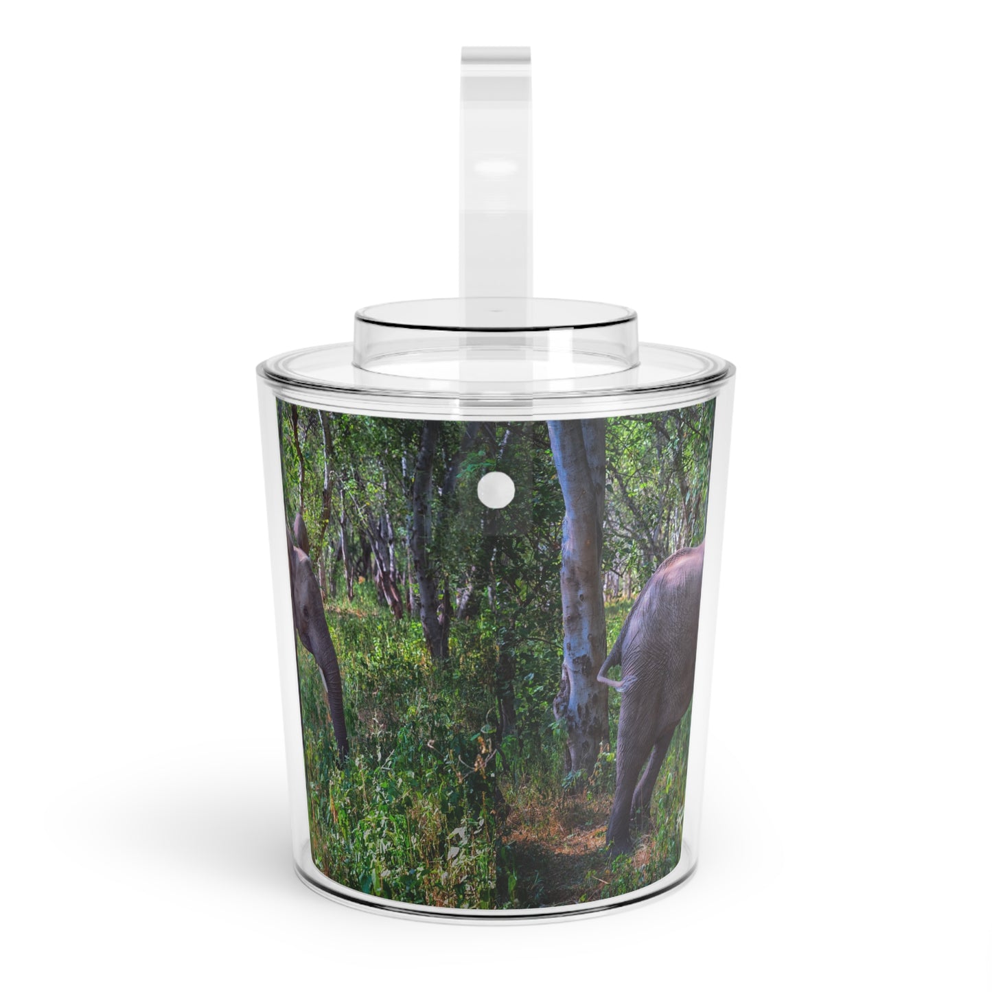 Enjoy Nature Elephant Baby in Forest Insulated Ice Bucket