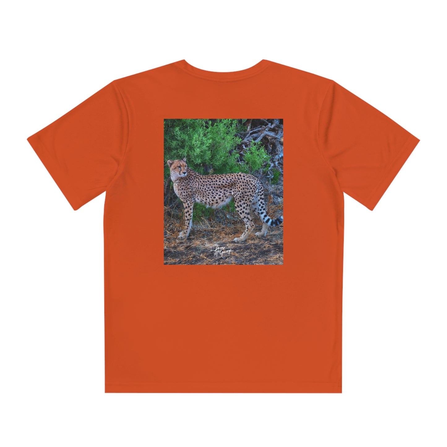 Youth Competitor Tee with Fine Art Image Cheetah Stand by Enjoy Nature