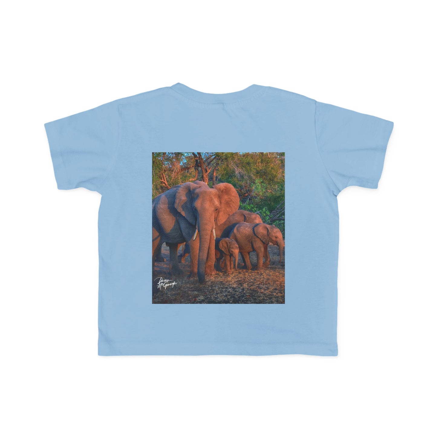 Enjoy Nature Toddler Tee - Elephant Family