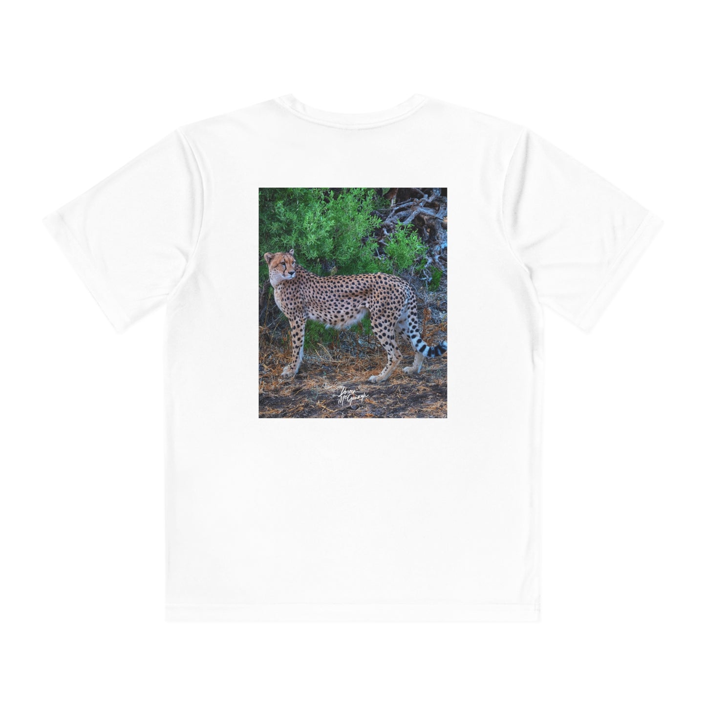 Youth Competitor Tee with Fine Art Image Cheetah Stand by Enjoy Nature