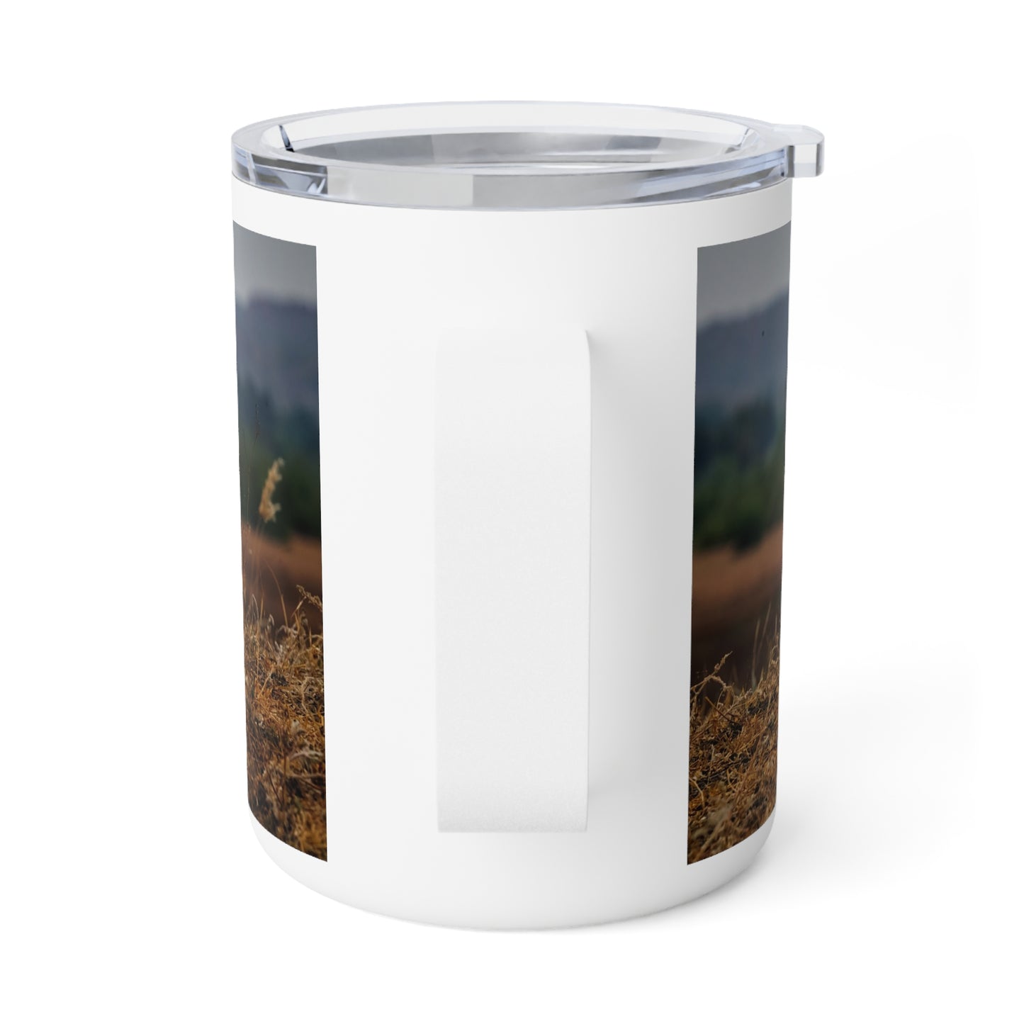 Enjoy Nature 10 oz Travel Tumbler with Cheetah Portrait Design