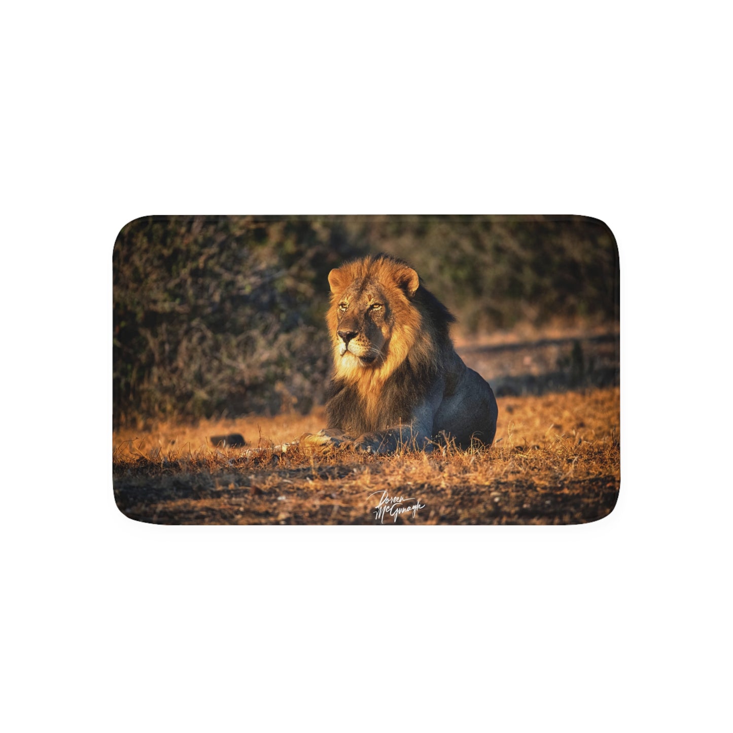 Lion King of Jungle Memory Foam Bath Mat from Enjoy Nature