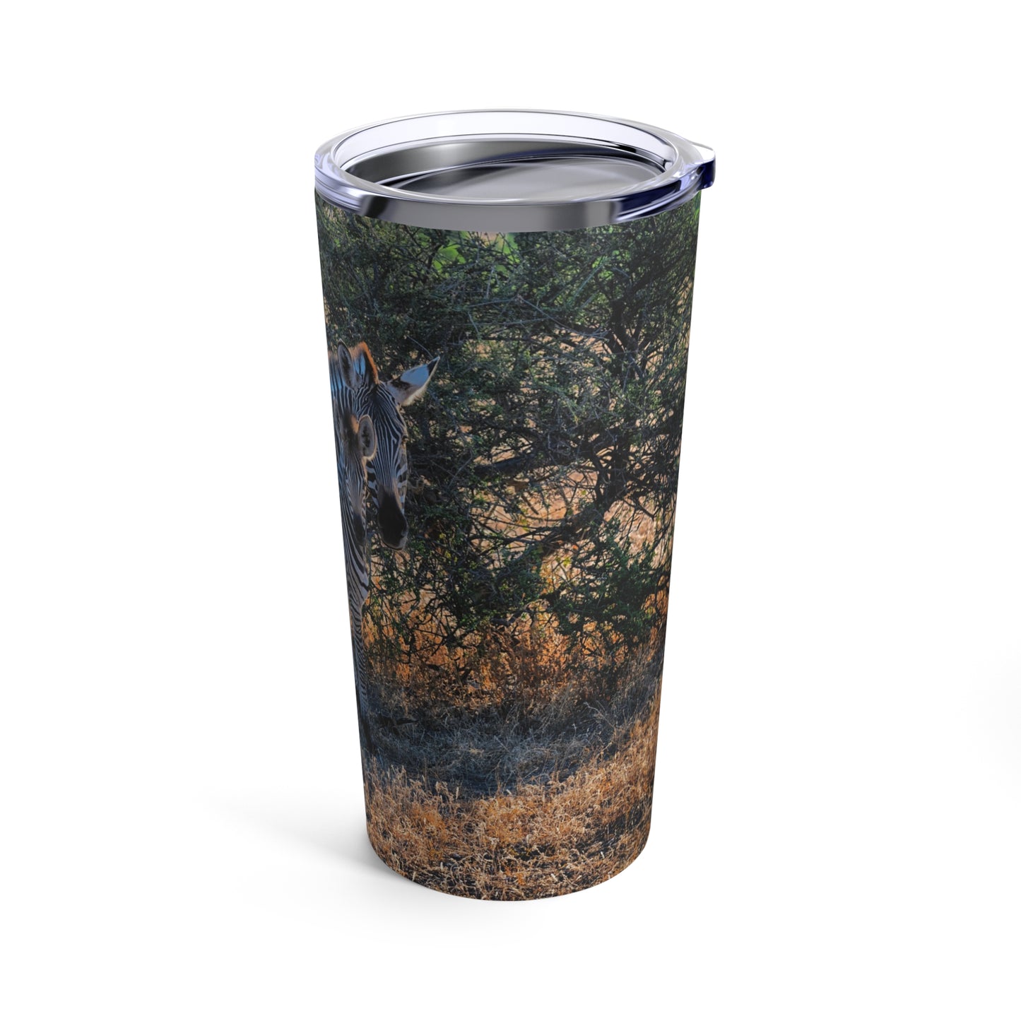 Enjoy Nature Zebra Stripes 20 oz Travel Tumbler