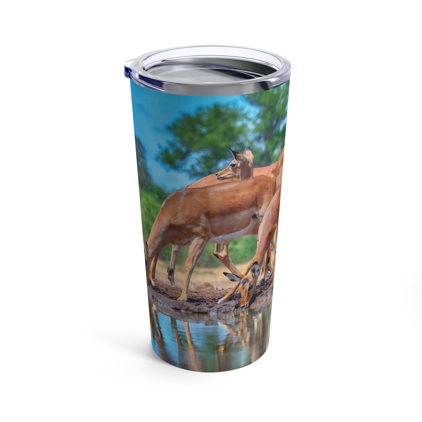 Enjoy Nature African Antelope 20 oz Travel Tumbler