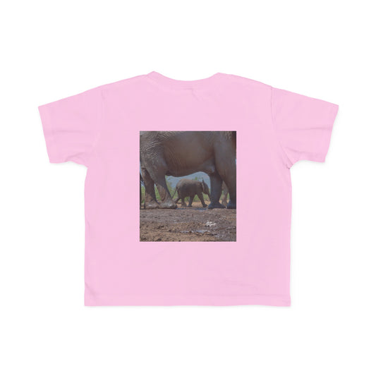 Enjoy Nature Toddler Tee - Elephant Baby with Mom's Protection