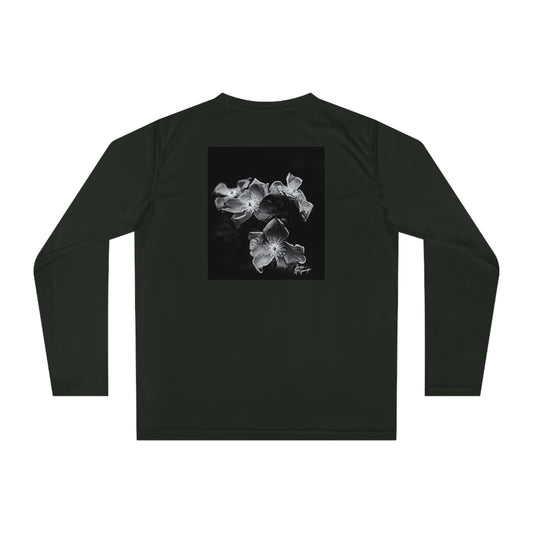 Unisex T-shirt Enchanting Elegance Wild Flowers, Long Sleeve Performance shirt