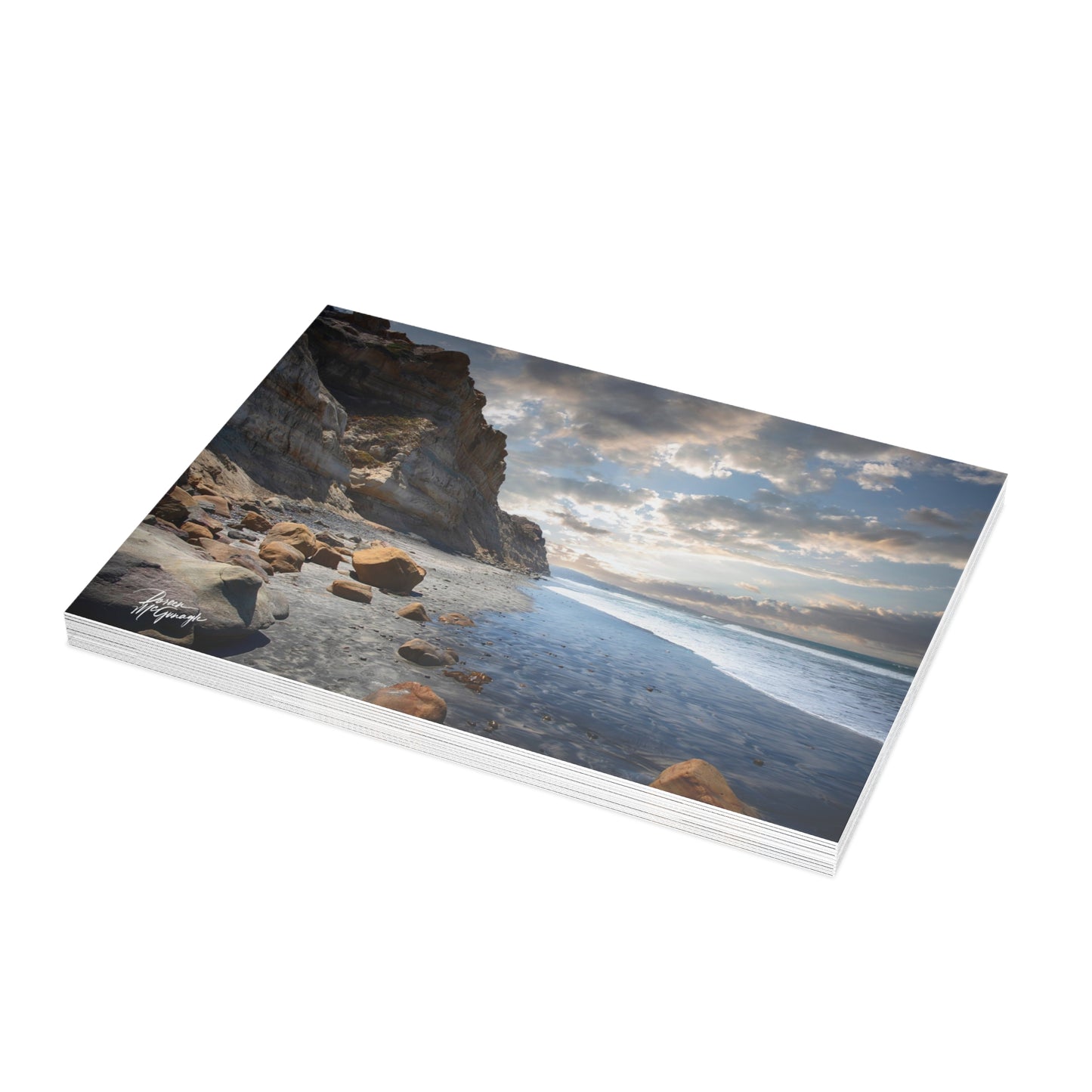 Photo note cards Lagoon Serenity, boxed note cards